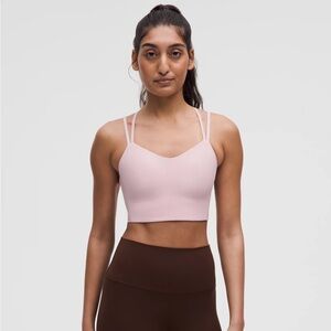 Lululemon Like a Cloud Longline Bra (B/C) — Pink Haze — Size 6